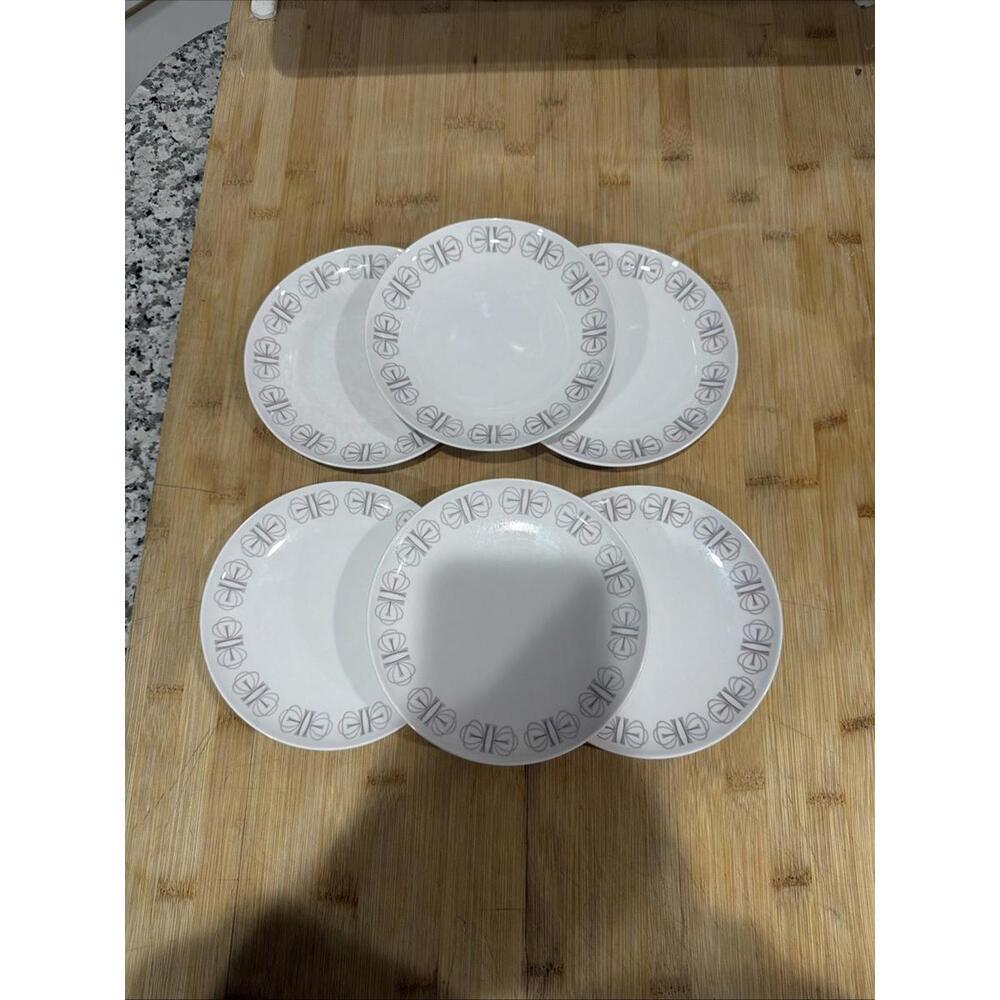 VTG Set Of 6 FRANCISCAN MERRY GO ROUND 6" BREAD/DESSERT PLATES *